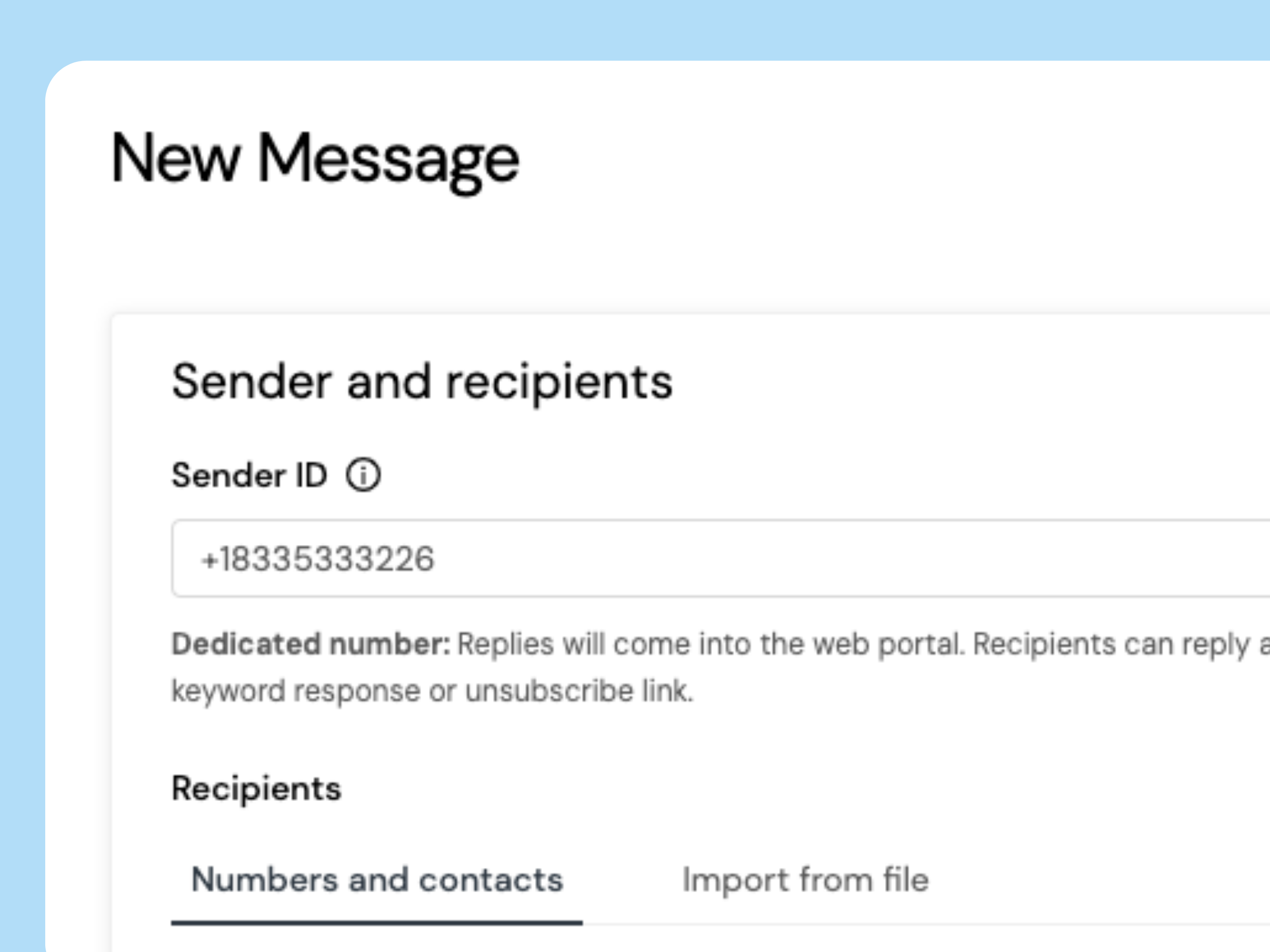 Image for Send thousands of texts at once.